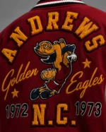 Andrews Golden Eagles NC Exclusive Maroon Varsity Jacket Sale