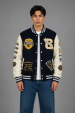 N.California Conference Champs Exclusive Navy Varsity Jacket