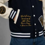 N.California Conference Champs Exclusive Navy Varsity Jacket For Sale