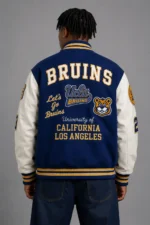 UCLA Bruins Basketball Exclusive Blue Wool Varsity Jacket Patch For Sale