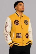 Buy Bethune-Cookman Wildcats Mustard Varsity Yellow and White Jacket