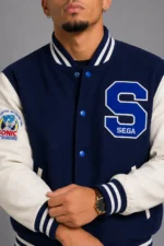Buy Michael Jackson Sonic The Hedgehog Wool Varsity Jacket