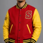 Clark Kent Smallville Red and Yellow Varsity Letterman Jacket
