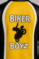Derek Luke Yellow Black Biker Boyz Kid Motorcycle Leather Jacket