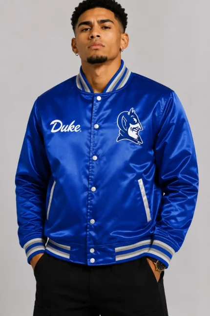 Duke Blue Devils Club Satin Jacket