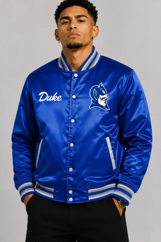Duke Blue Devils Club Satin Jacket