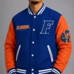 Florida Gators Letterman Royal Blue Orange Varsity Jacket
