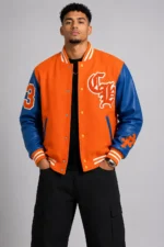 Kylie Jenner MSG Knicks Varsity Jacket