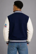 Michael Jackson Sonic The Hedgehog Wool Varsity Jacket For Sale