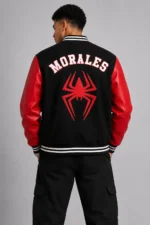 Miles Morales Spider-Man Across the Spider-Verse Varsity Jacket For Sale