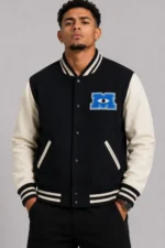 Monsters University James P. Sullivan Black Letterman Jacket