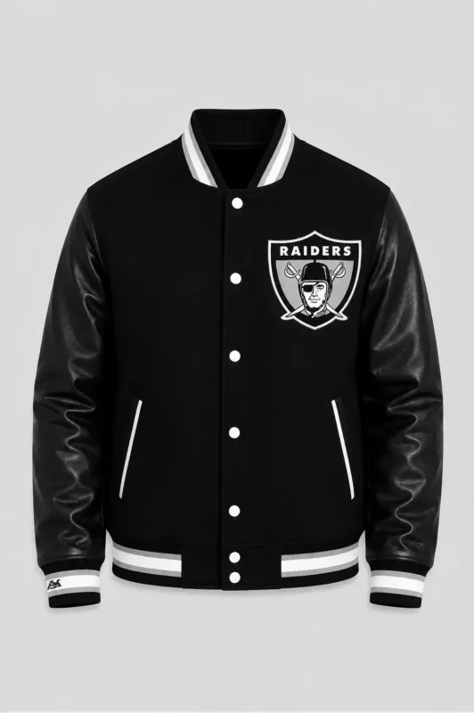 Raiders Wool Varsity Letterman Jacket