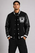 Raiders Wool Varsity Letterman Jacket