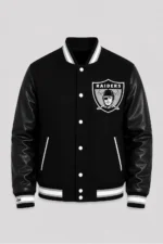 Raiders Wool Varsity Letterman Jacket - Image 3