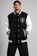 Raiders Wool Varsity Letterman Jacket For Men and Women
