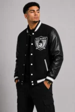 Raiders Wool Varsity Letterman Jacket On Sale