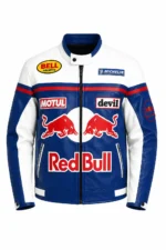 Red Bull Bike Racing Leather Jacket For Sale