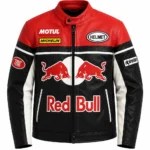 Red Bull Motorcycle Leather Jacket
