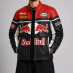 Red Bull Motorcycle Leather Jacket