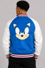 SEGA Sonic The Hedgehog Blue and White Jacket For Sale