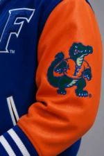 Shop Florida Gators Letterman Royal Blue Orange Varsity Jacket