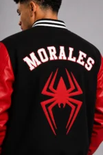Shop Miles Morales Spider-Man Across the Spider-Verse Varsity Jacket