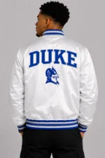 Silver Duke Devils Club Satin Jacket For Sale