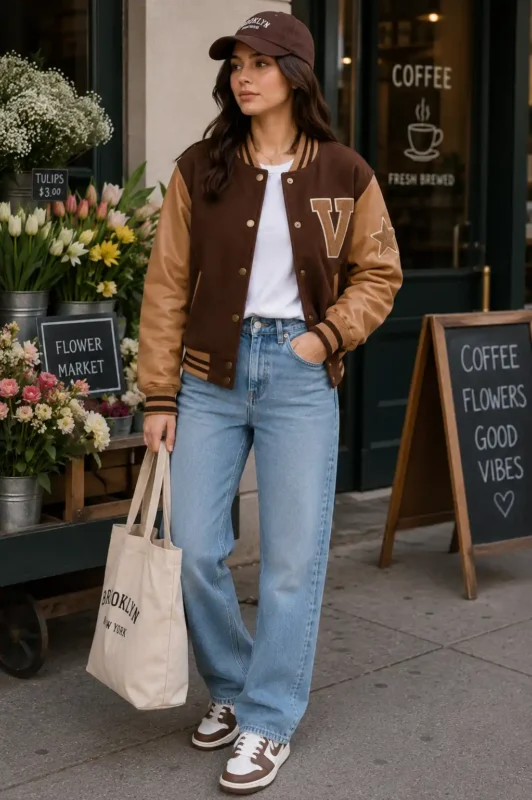 Weekend Errand Womens Varsity Jacket
