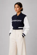 Women’s Givenchy Cropped Varsity Jacket For Sale
