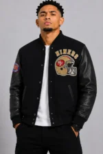 80’s San Francisco 49ers Black Varsity Letterman Jacket