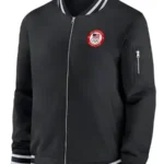 Black Team USA Full-Zip Bomber Jacket