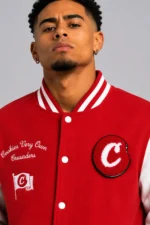 Buy Cookies Crusaders Red Letterman Jacket