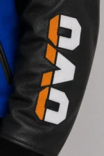 Buy NY Knicks OVO Royal and Black Varsity Jacket