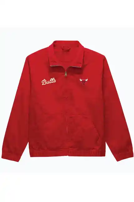 Chicago Bulls Work Red Cotton Jacket
