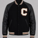 Coach Black Wool Varsity Jacket