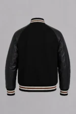 Coach Black Wool Varsity Jacket For Sale