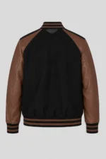 Coach Varsity Icon Leather & Wool Jacket For Unisex