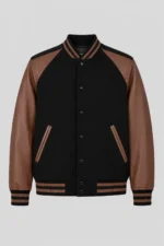 Coach Varsity Icon Leather & Wool Jacket On Sale