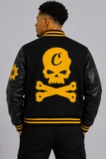 Cookies Crusaders Black Letterman Jacket For Sale