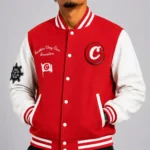 Cookies Crusaders Red Letterman Jacket