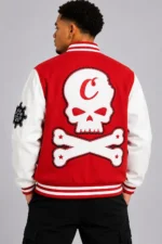 Cookies Crusaders Red Letterman Jacket For Sale