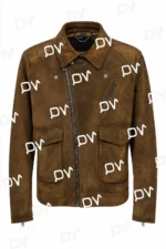 Ghosted Chris Evans Brown Suede Leather Jacket