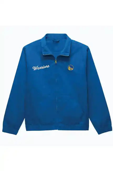 Golden State Warriors Work Royal Cotton Jacket