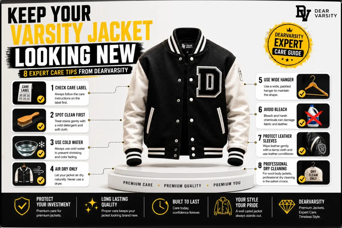 Keep Your Varsity Jacket Looking New