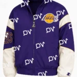 LA Lakers The Gust Purple Full-Zip Hoodie