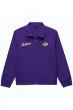 LA Lakers Work Purple Cotton Jacket