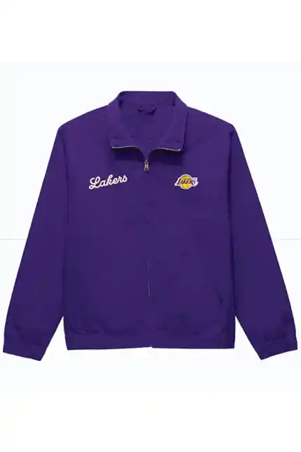 LA Lakers Work Purple Cotton Jacket