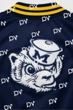 Michigan Wolverines Double Clutch Satin Jacket