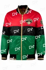 NY Knicks 75th Anniversary Full-Snap Satin Jacket