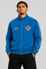 NY Knicks Royal Blue Track Jacket